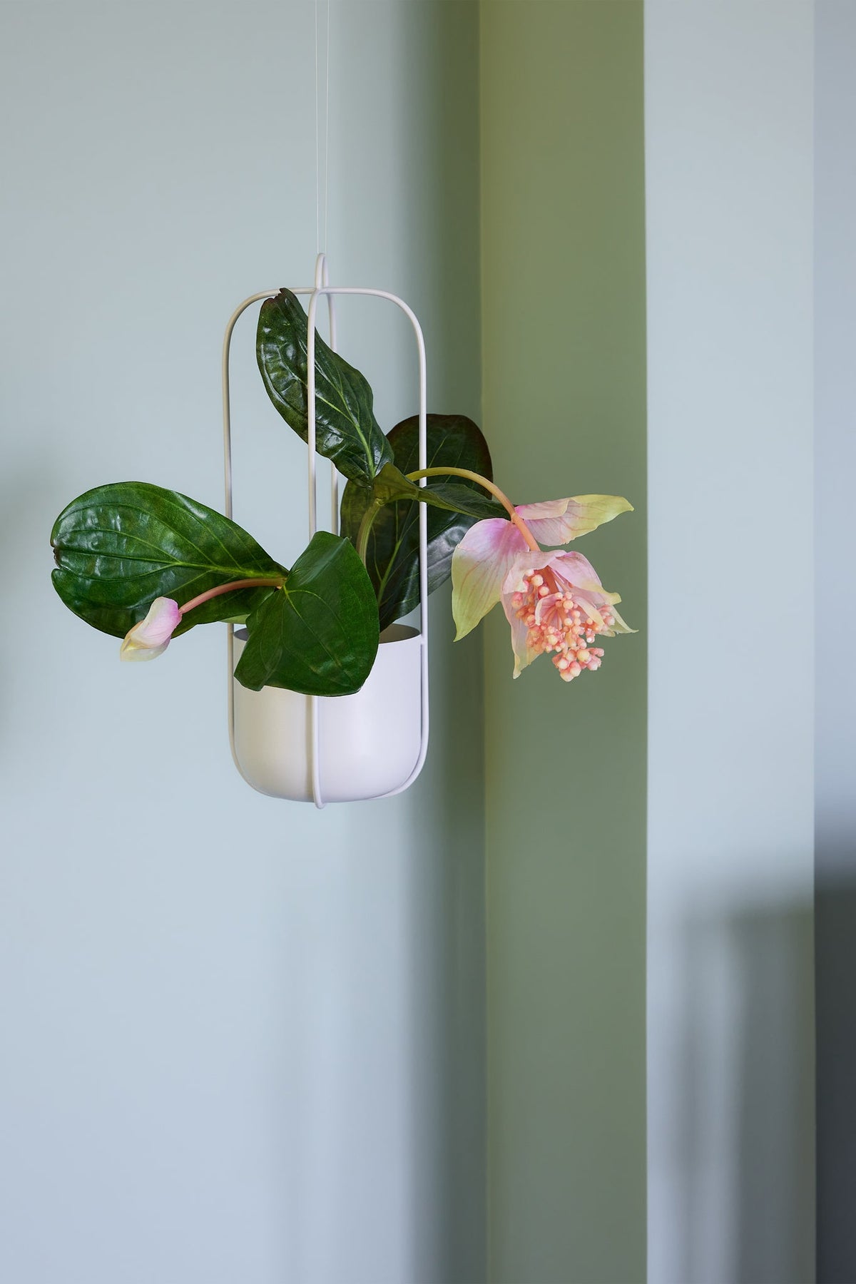 Lotus Hanging Pots Light grey (set of 2) - Hübsch - Accessoire Loods