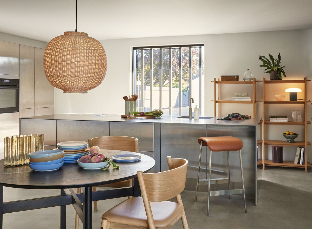 Oblique Dining Chair Seat Natural - Hübsch - Accessoire Loods