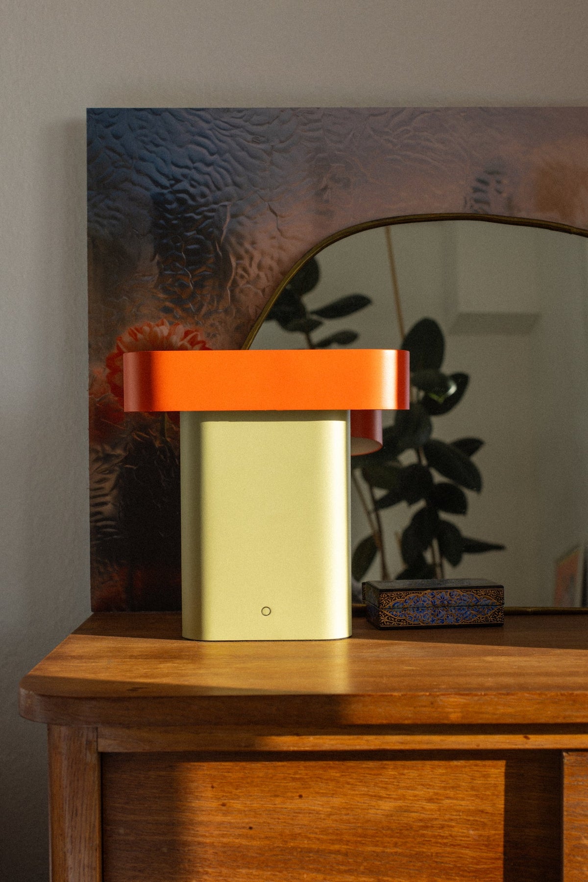 Sleek Table Lamp Green/Red - Hübsch - Accessoire Loods