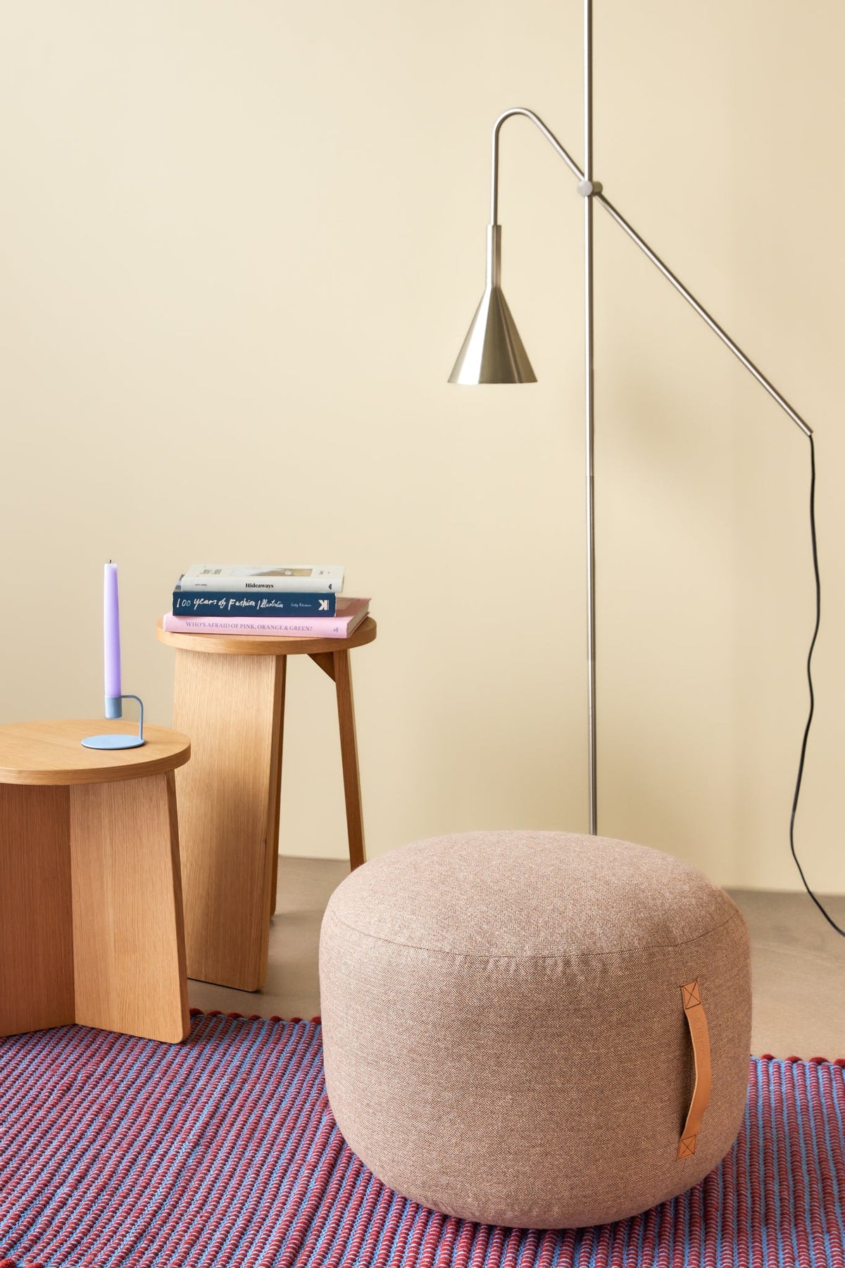 Split Stool Natural - Hübsch - Accessoire Loods