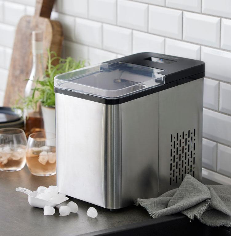 Nordic Sense ijsblokjesmachine, 1,8L, 100 watt, staal/zwart - Accessoire Loods