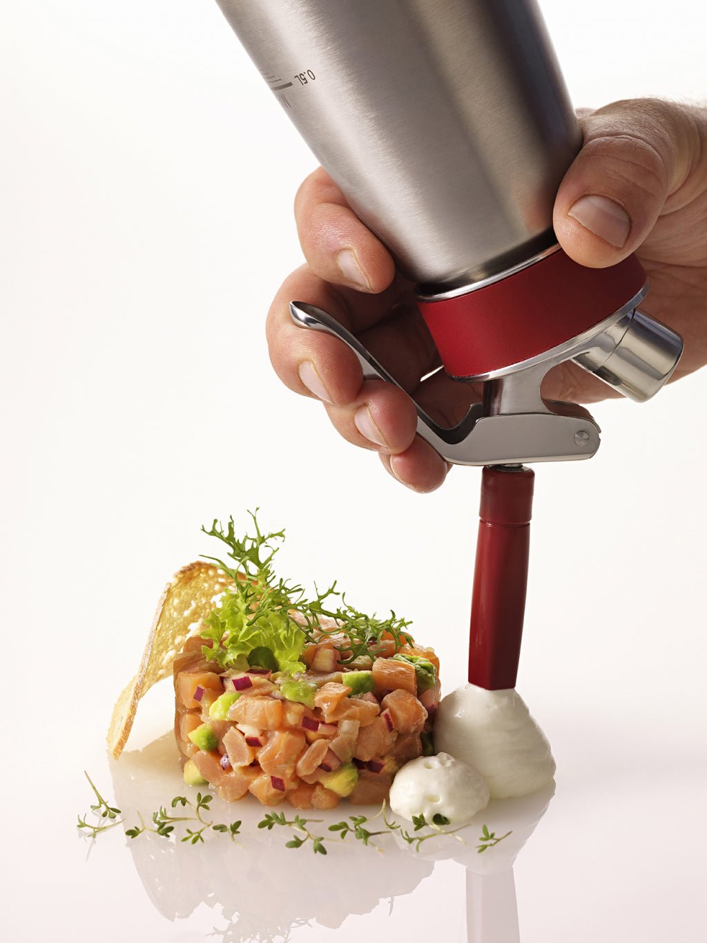 iSi Gourmet Whip Plus rvs - 0.5 Ltr - iSi - Accessoire Loods