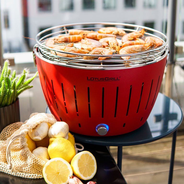 LotusGrill Classic Tafelbarbecue - Ø350mm - Rood - LotusGrill - Accessoire Loods