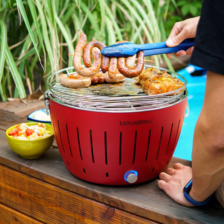 LotusGrill Classic Tafelbarbecue - Ø350mm - Rood - LotusGrill - Accessoire Loods