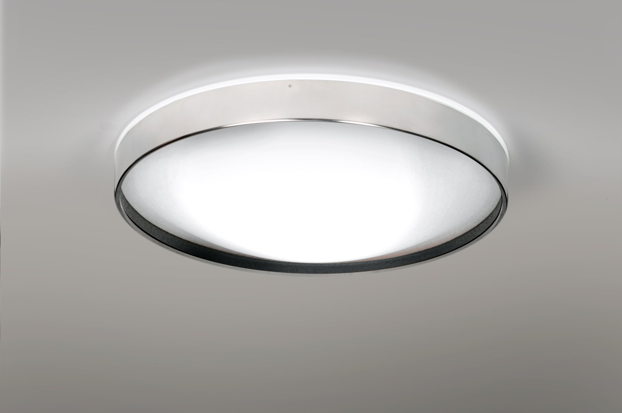 Alina ceiling lamp @ 37 cm 2 x E27 Shiny chrome + black textured interior - Milan - Accessoire Loods