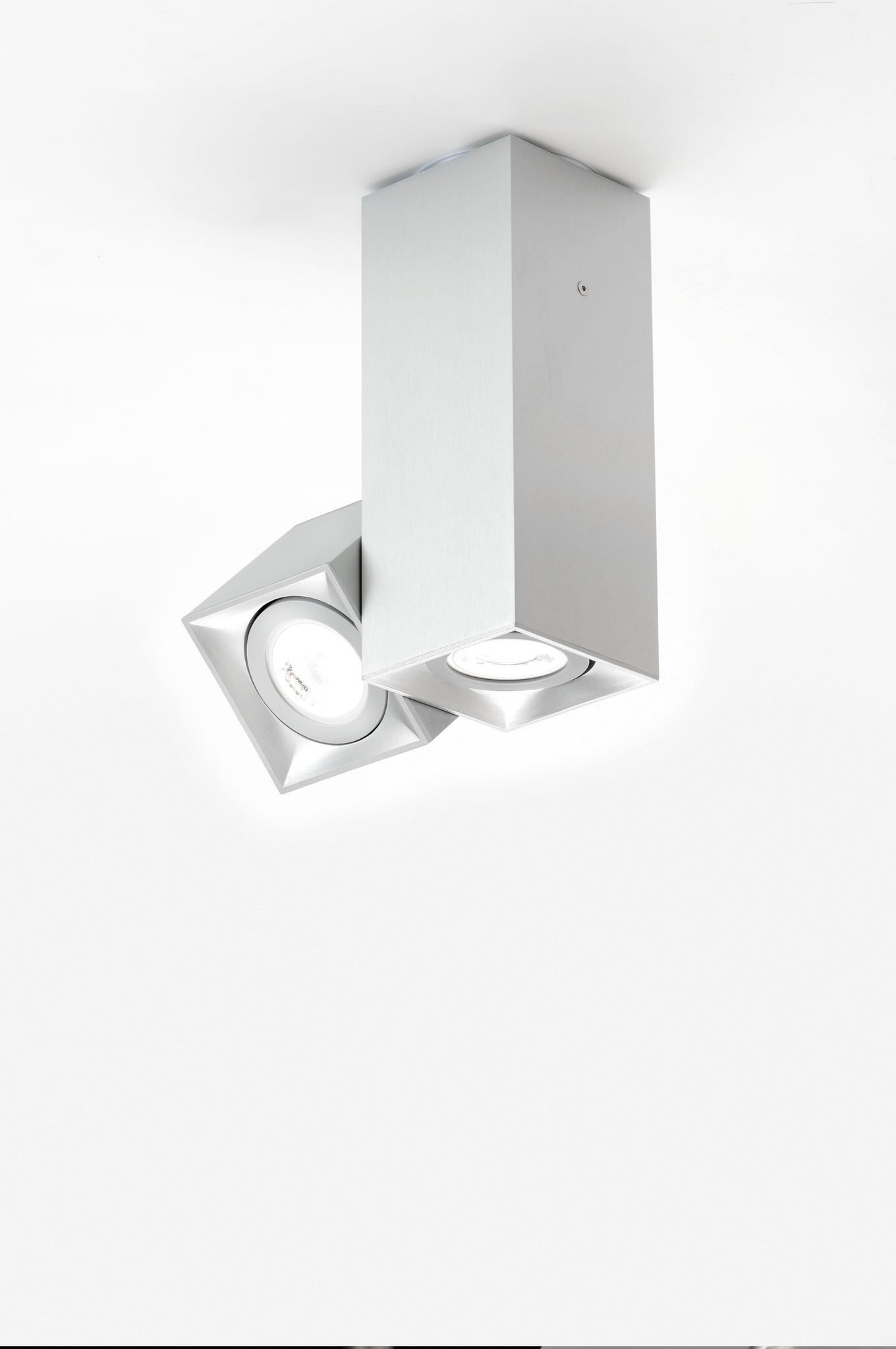 Dau 80 ceiling lamp 2 x GU10 Brushed aluminum - Milan - Accessoire Loods
