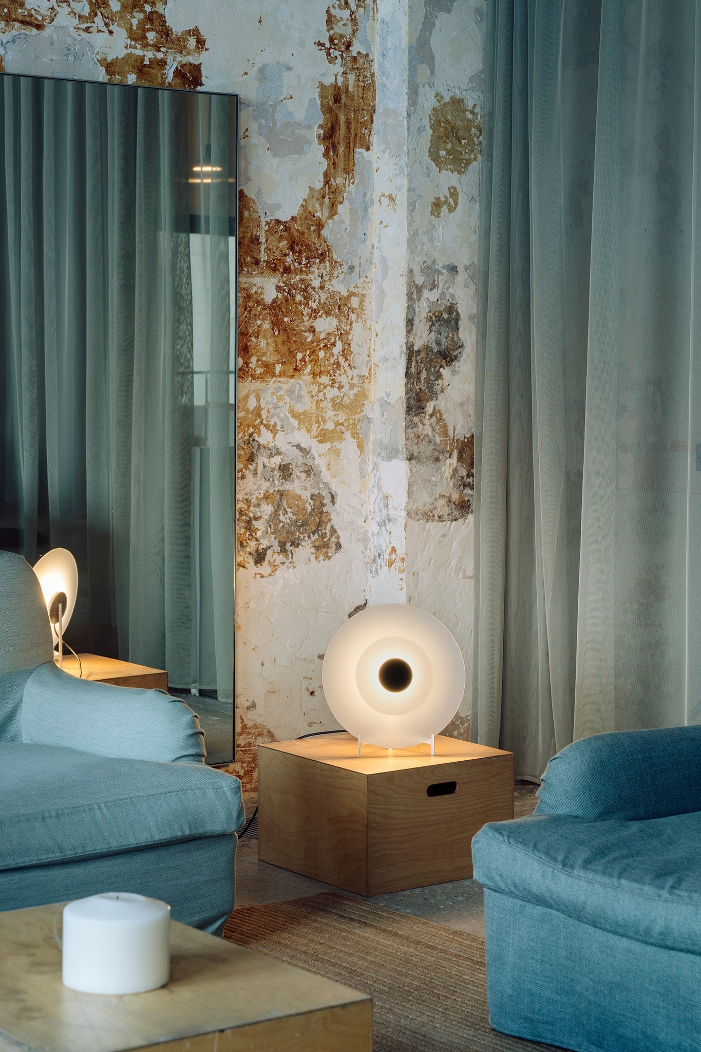 Halos Table Lamp Led DOB textured black - Milan - Accessoire Loods