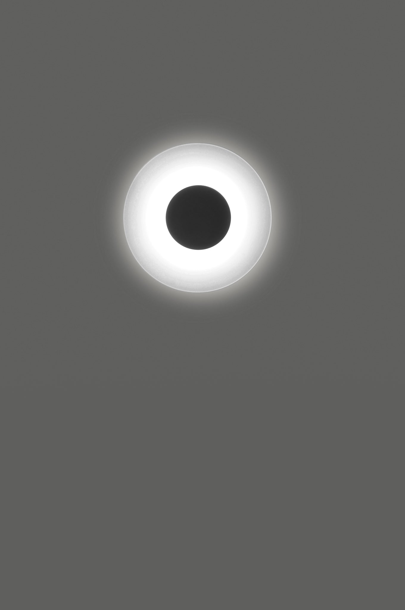 Halos Wall Lamp @ 20 cm Led DOB textured black - Milan - Accessoire Loods