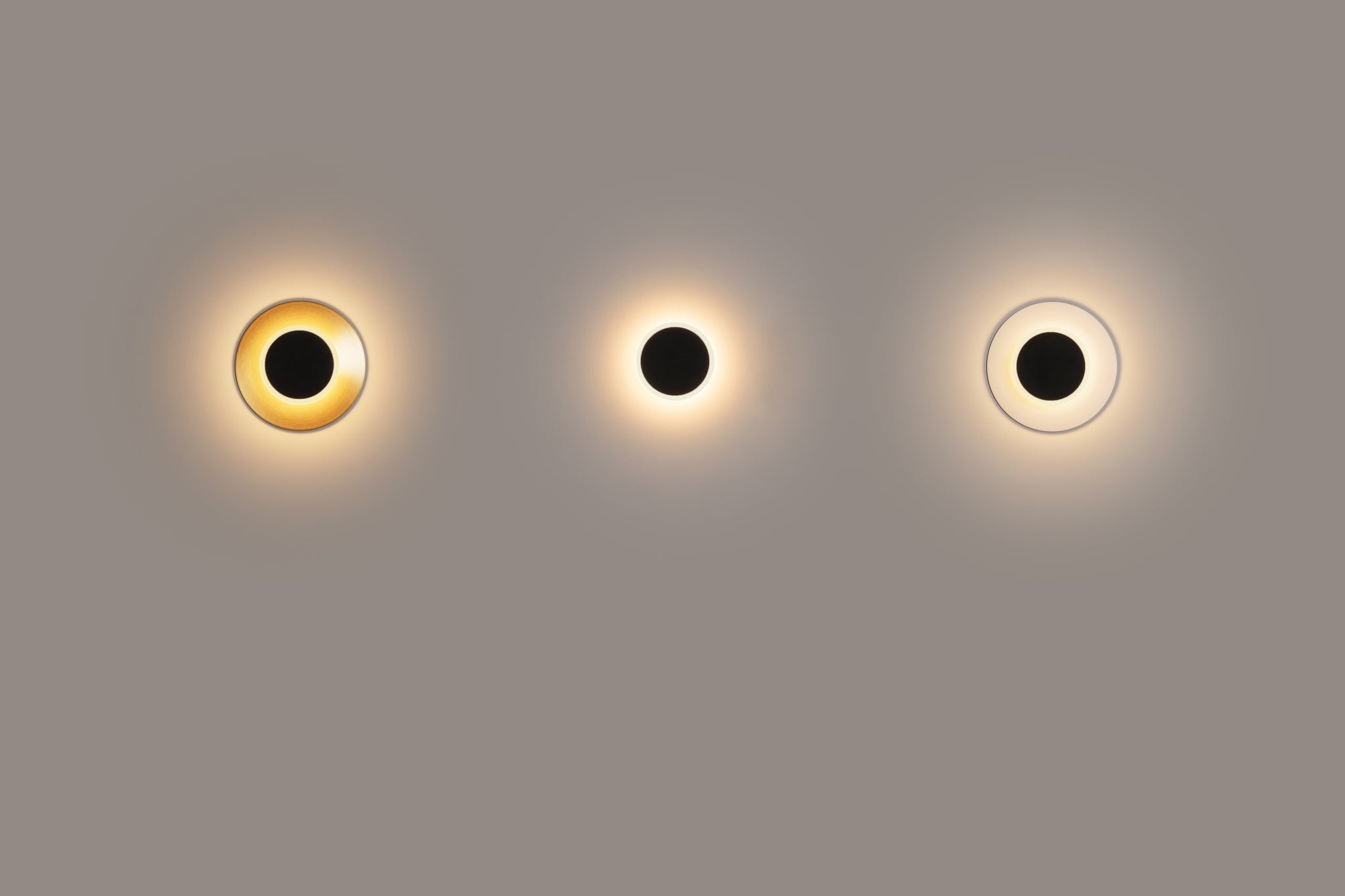 Horizon Wall light Led PCB 12 W brushed brass - Milan - Accessoire Loods