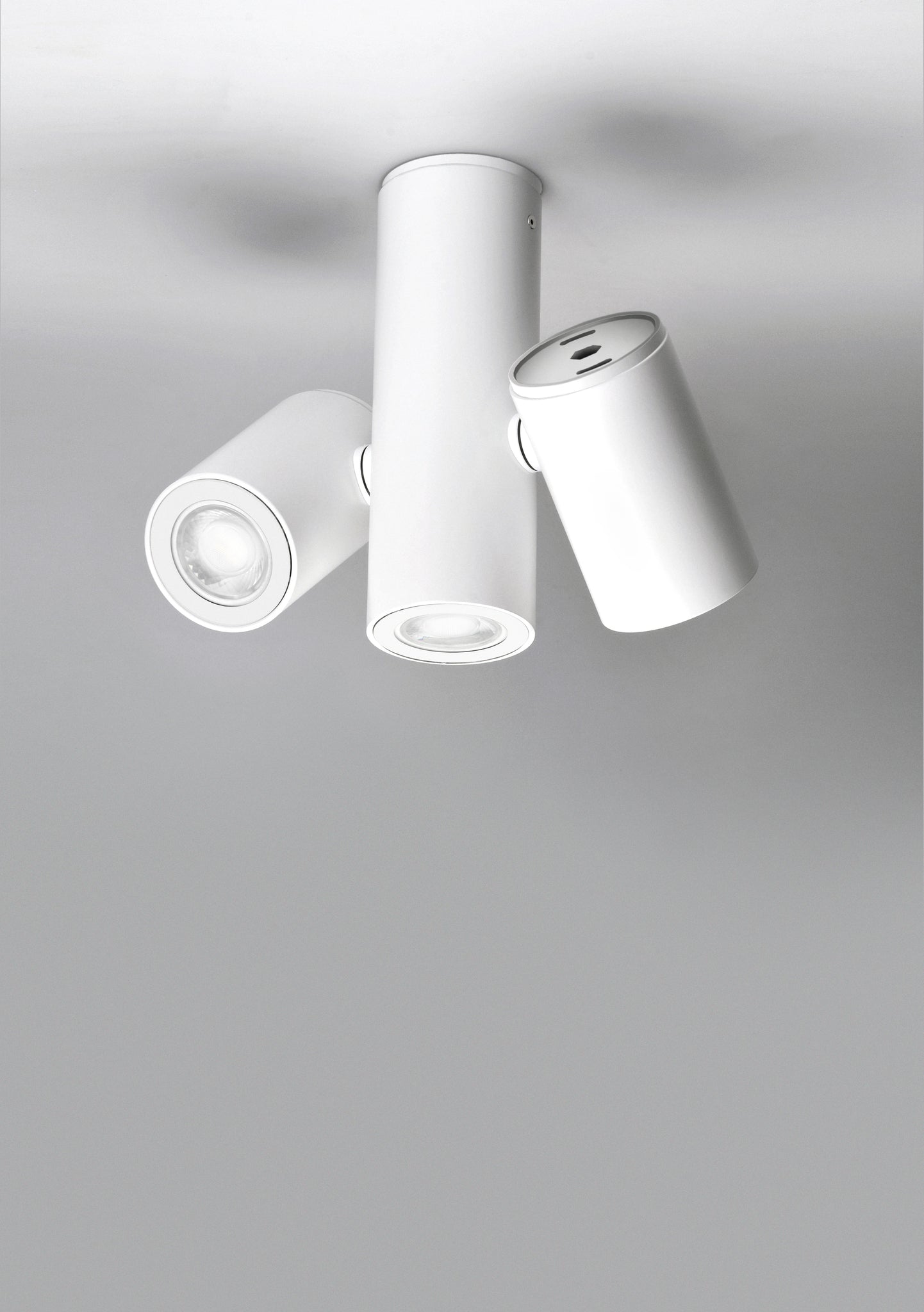 Kronn ceiling lamp 3 x GU10 textured white - Milan - Accessoire Loods