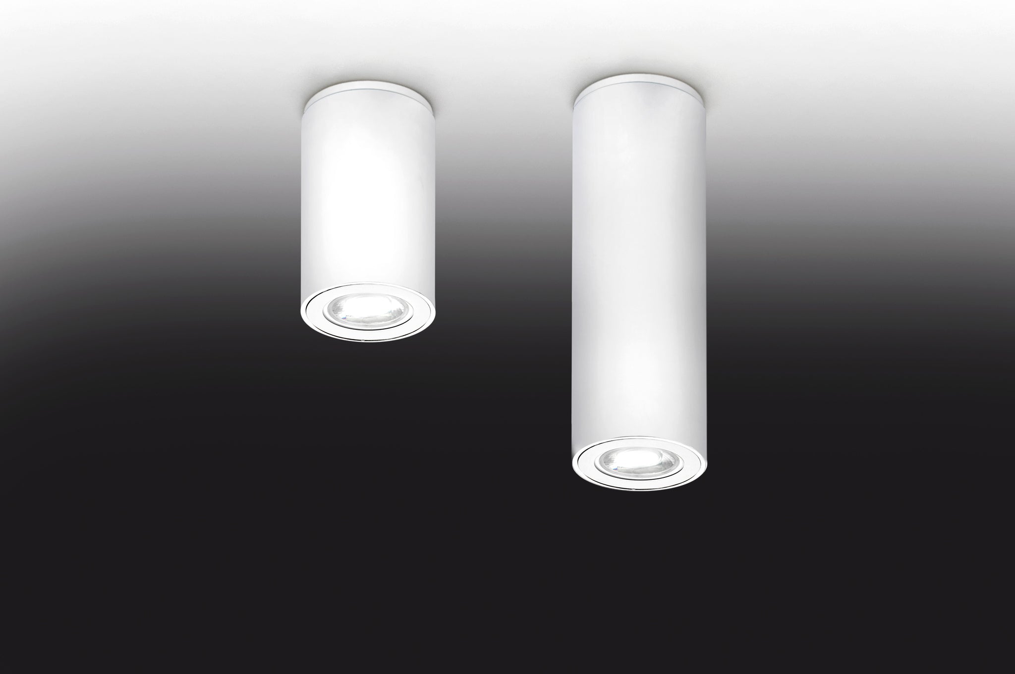 Kronn Ceiling lamp H.20 GU10 textured white - Milan - Accessoire Loods