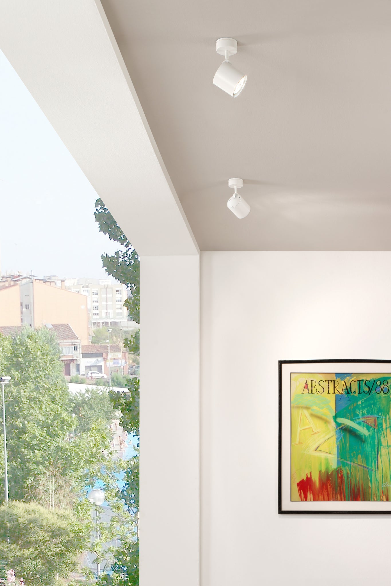 Kronn Wall/ceiling lamp GU10 textured white - Milan - Accessoire Loods