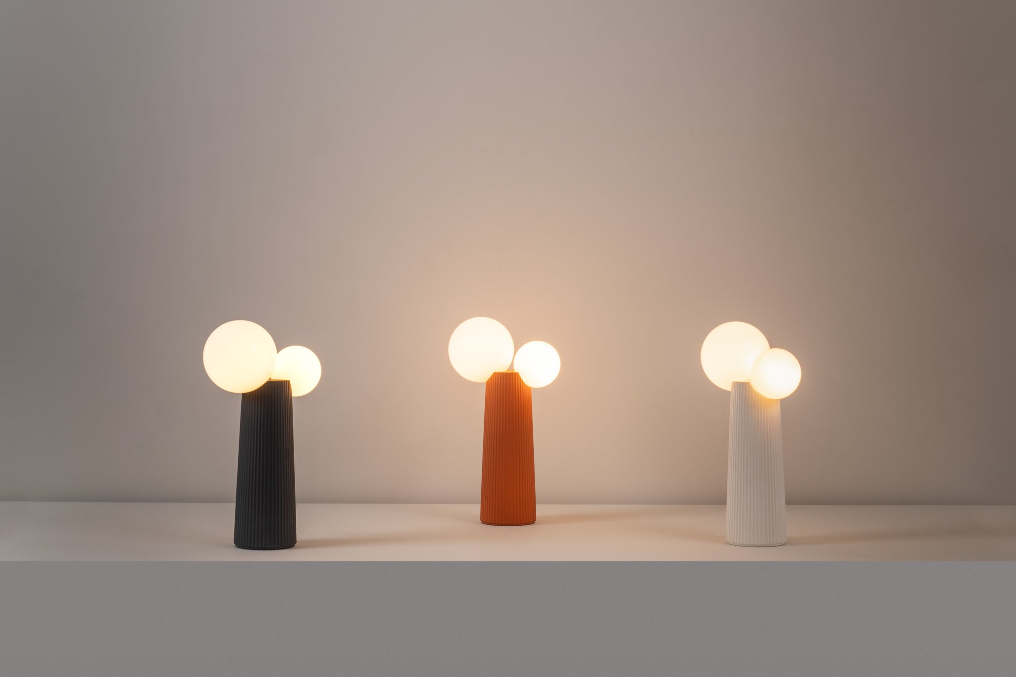 Land Wall Table lamp 2xG9 Anthracite grey - Milan - Accessoire Loods