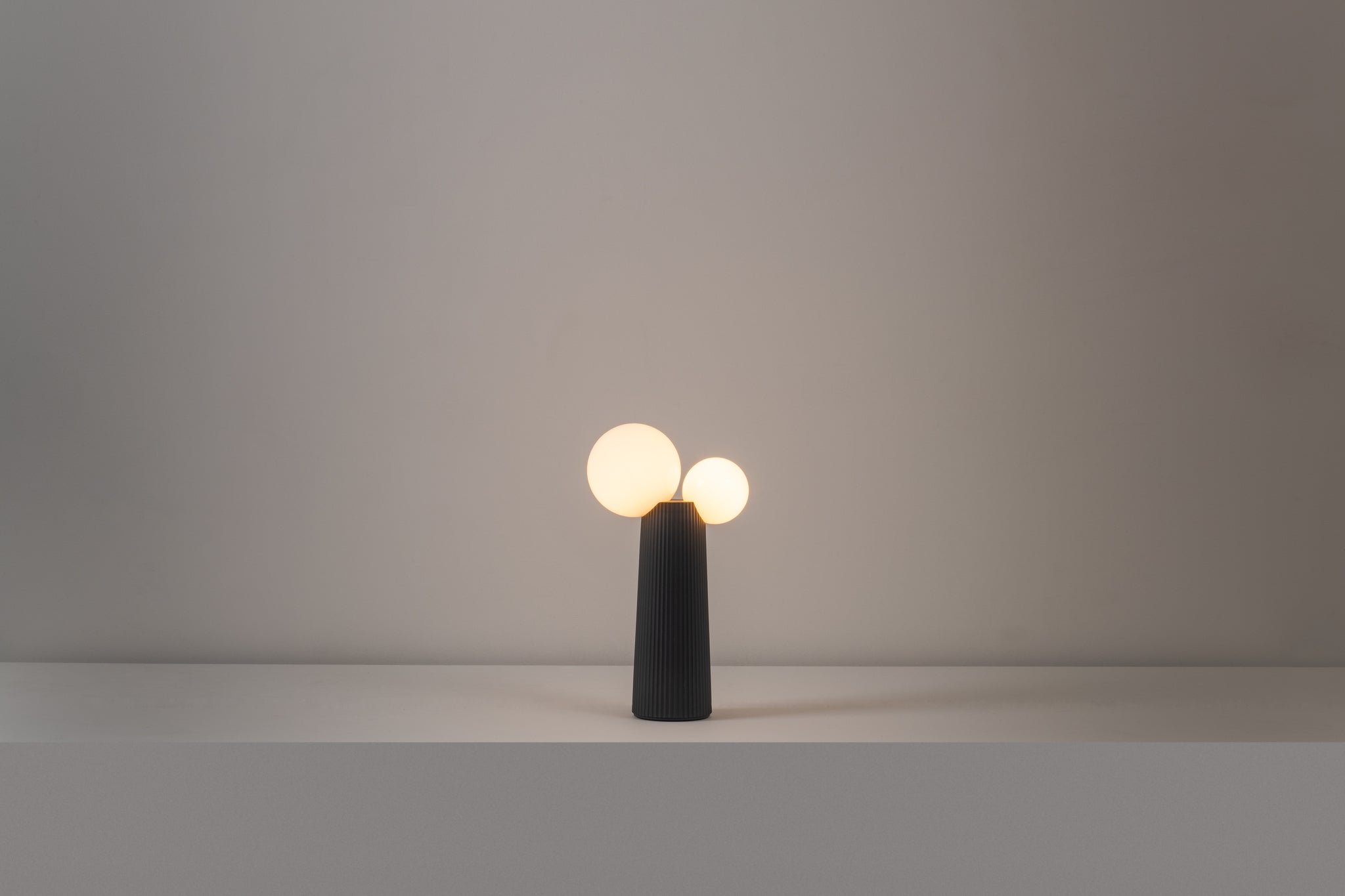 Land Wall Table lamp 2xG9 Anthracite grey - Milan - Accessoire Loods