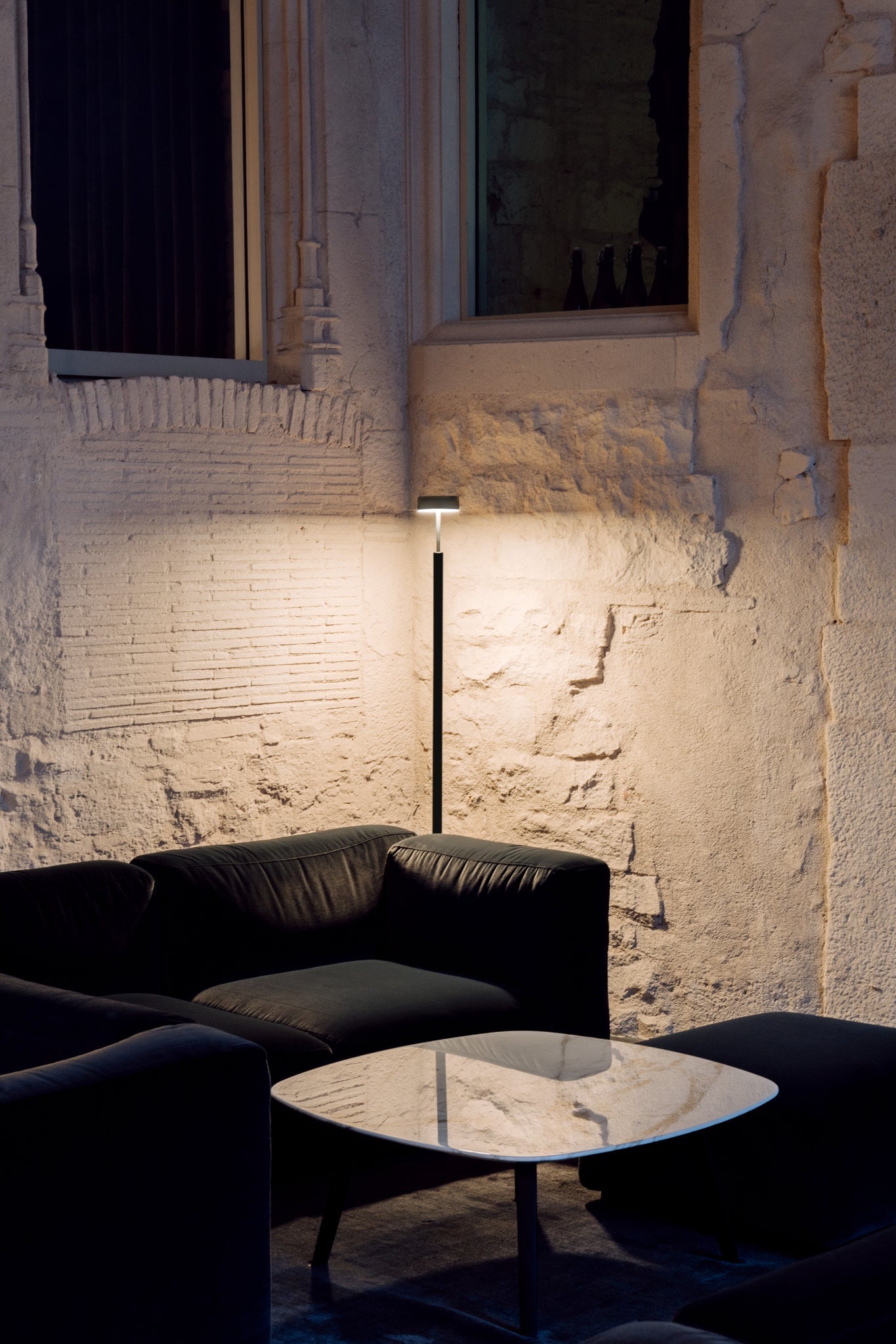 Peak Floor lamp H.130 cm Led PCB Textured black - Milan - Accessoire Loods