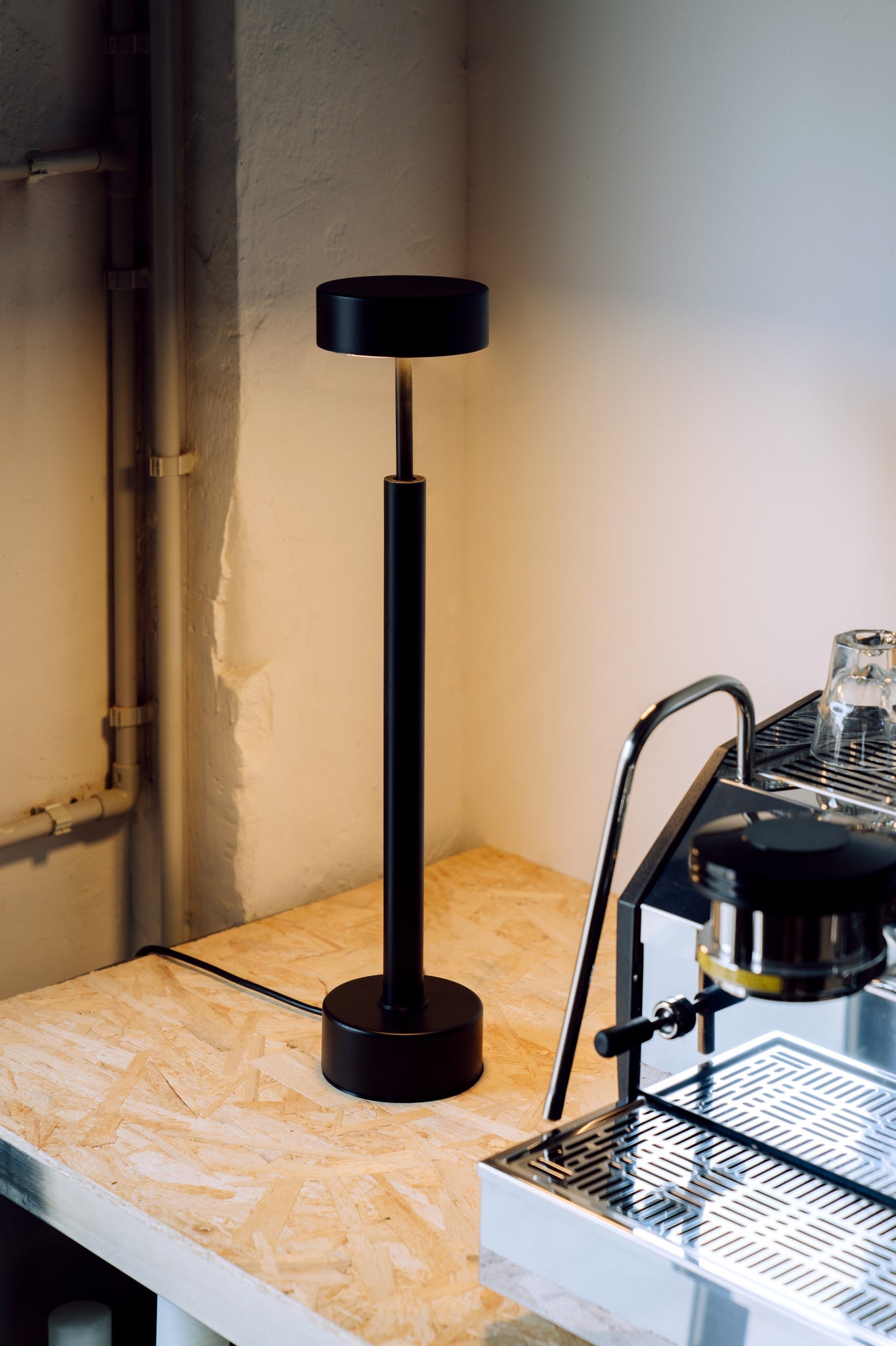 Peak Table lamp Led PCB Textured black - Milan - Accessoire Loods