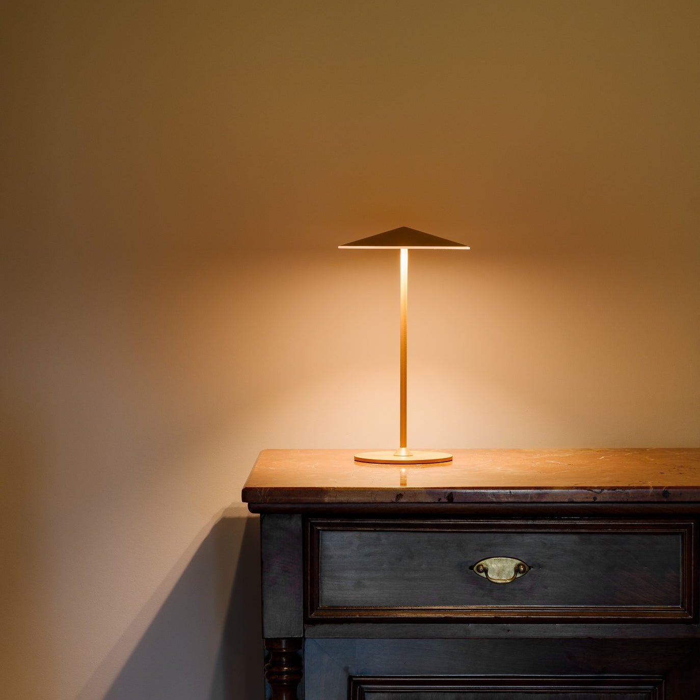 Pla Table Lamp Led metallic gold - Milan - Accessoire Loods