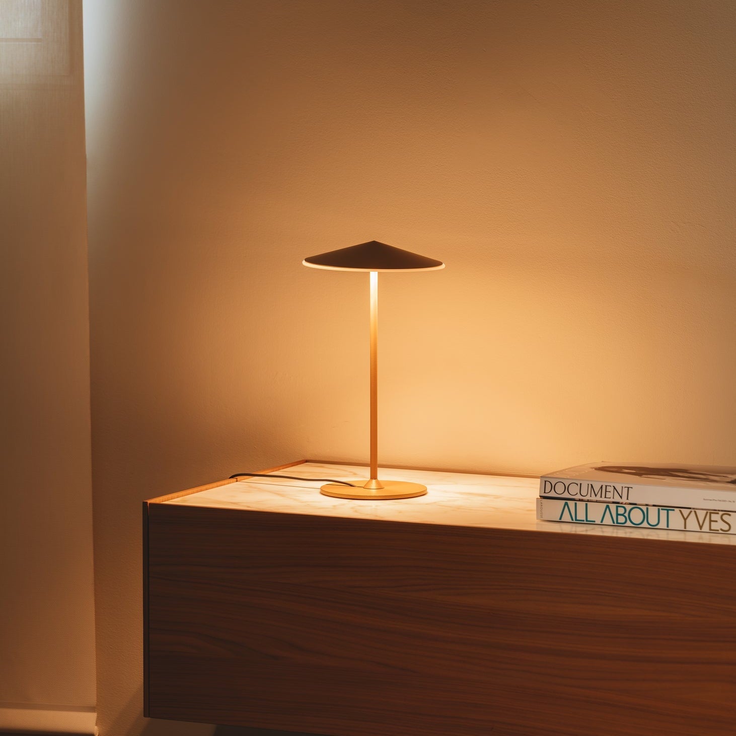 Pla Table Lamp Led metallic gold - Milan - Accessoire Loods