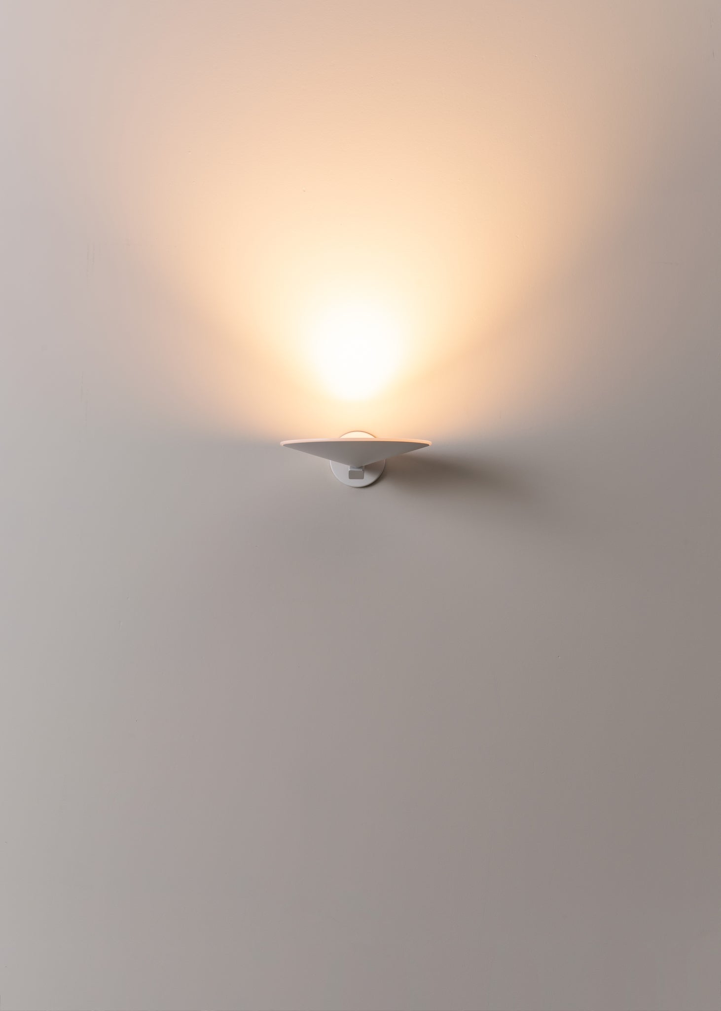 Pla Wall light Led textured white - Milan - Accessoire Loods