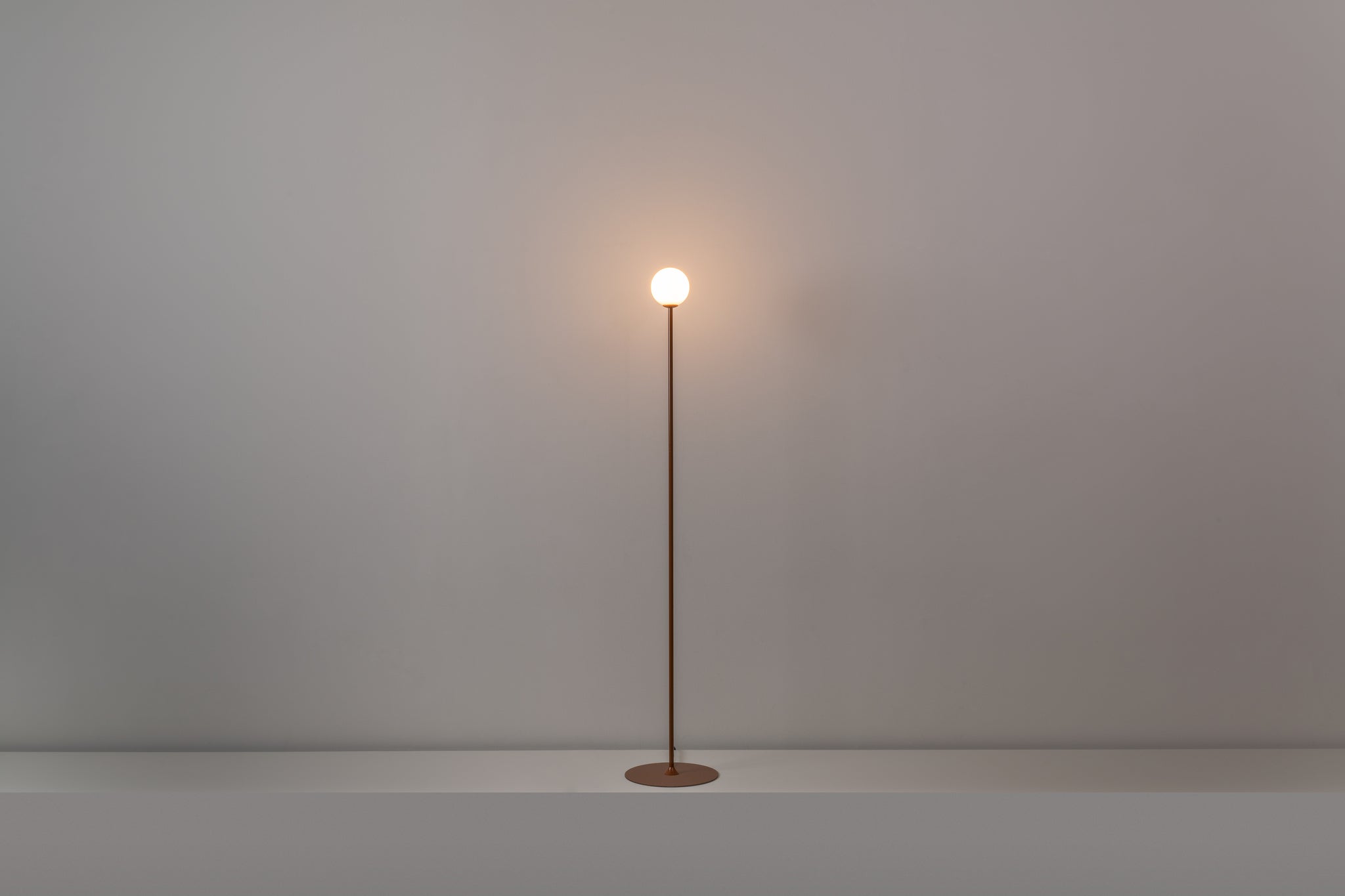 Symphony Floor lamp G9 H. 160 cm textured copper - Milan - Accessoire Loods