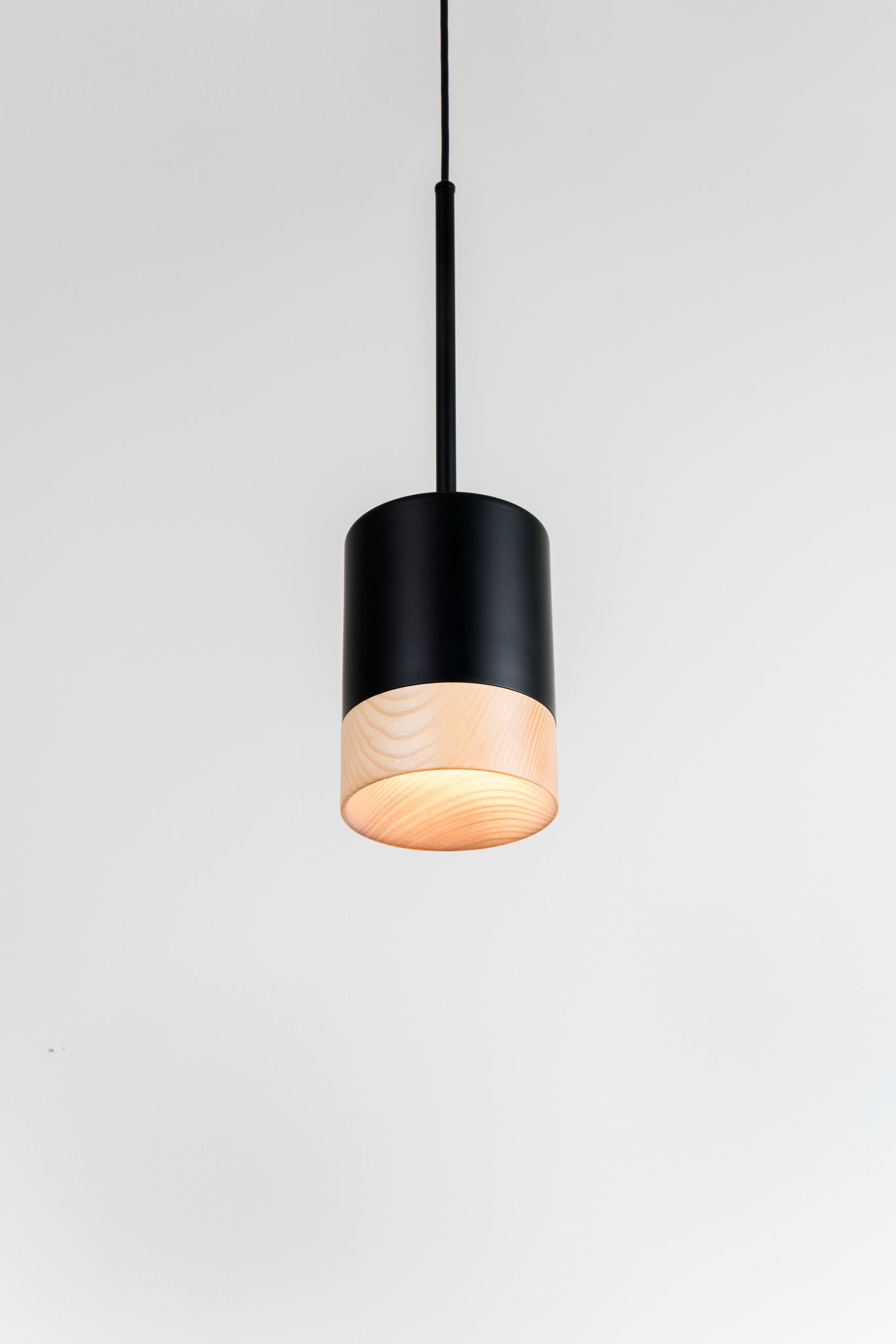 Third Pendant light GU10 textured black ash wood - Milan - Accessoire Loods
