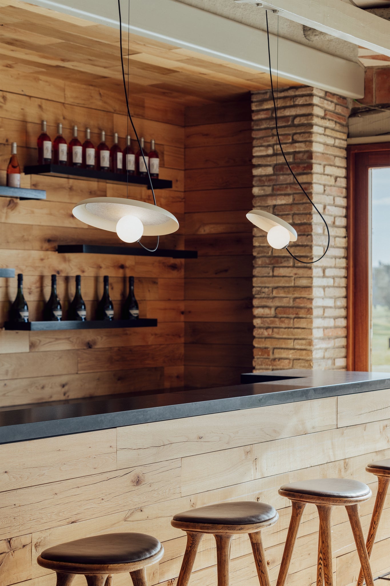 Wire Pendant @ 24cm.G9 textured mink - Milan - Accessoire Loods