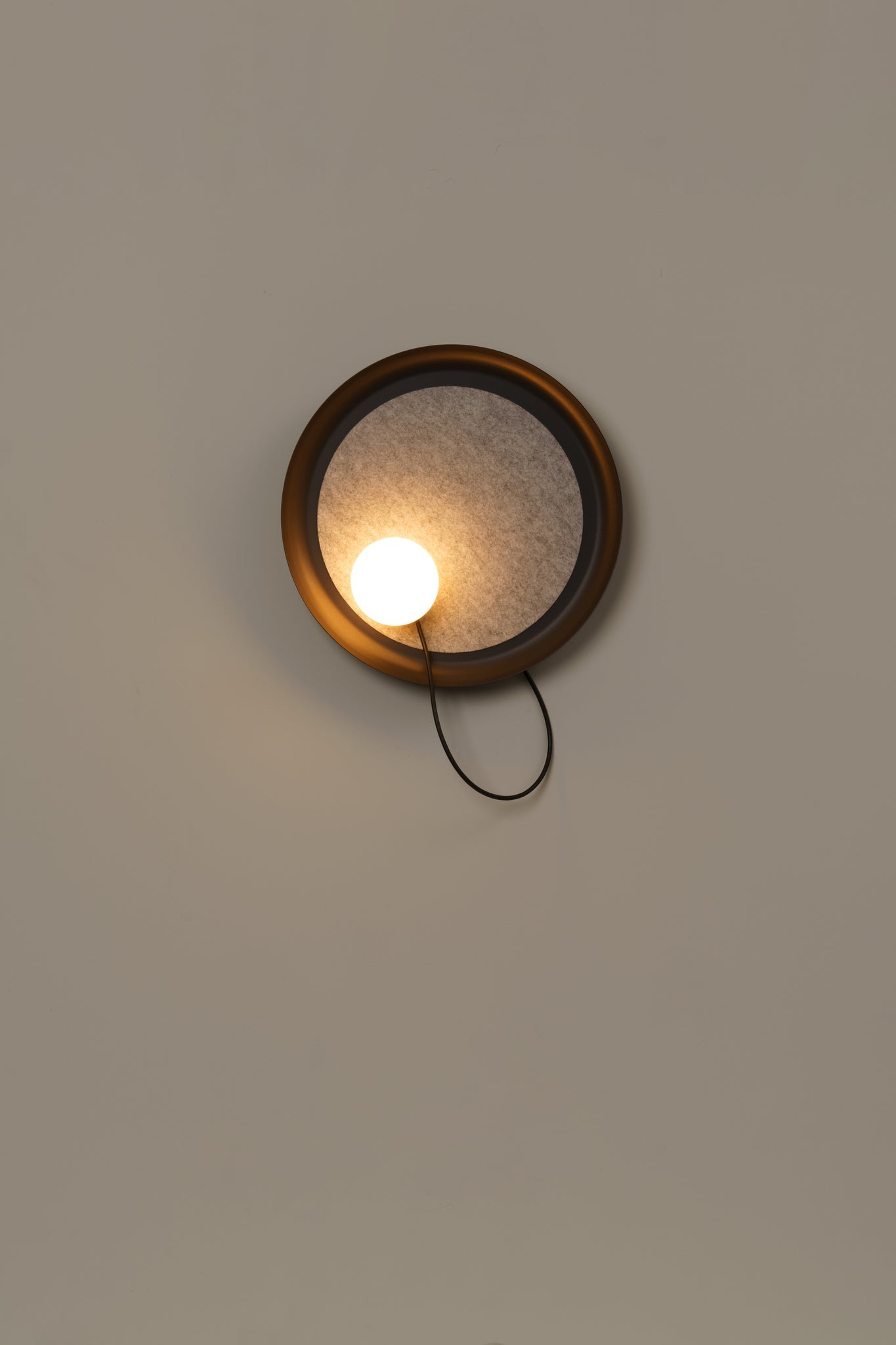 Wire Wall Lamp @ 38 cm G9 textured anthracite grey - Milan - Accessoire Loods