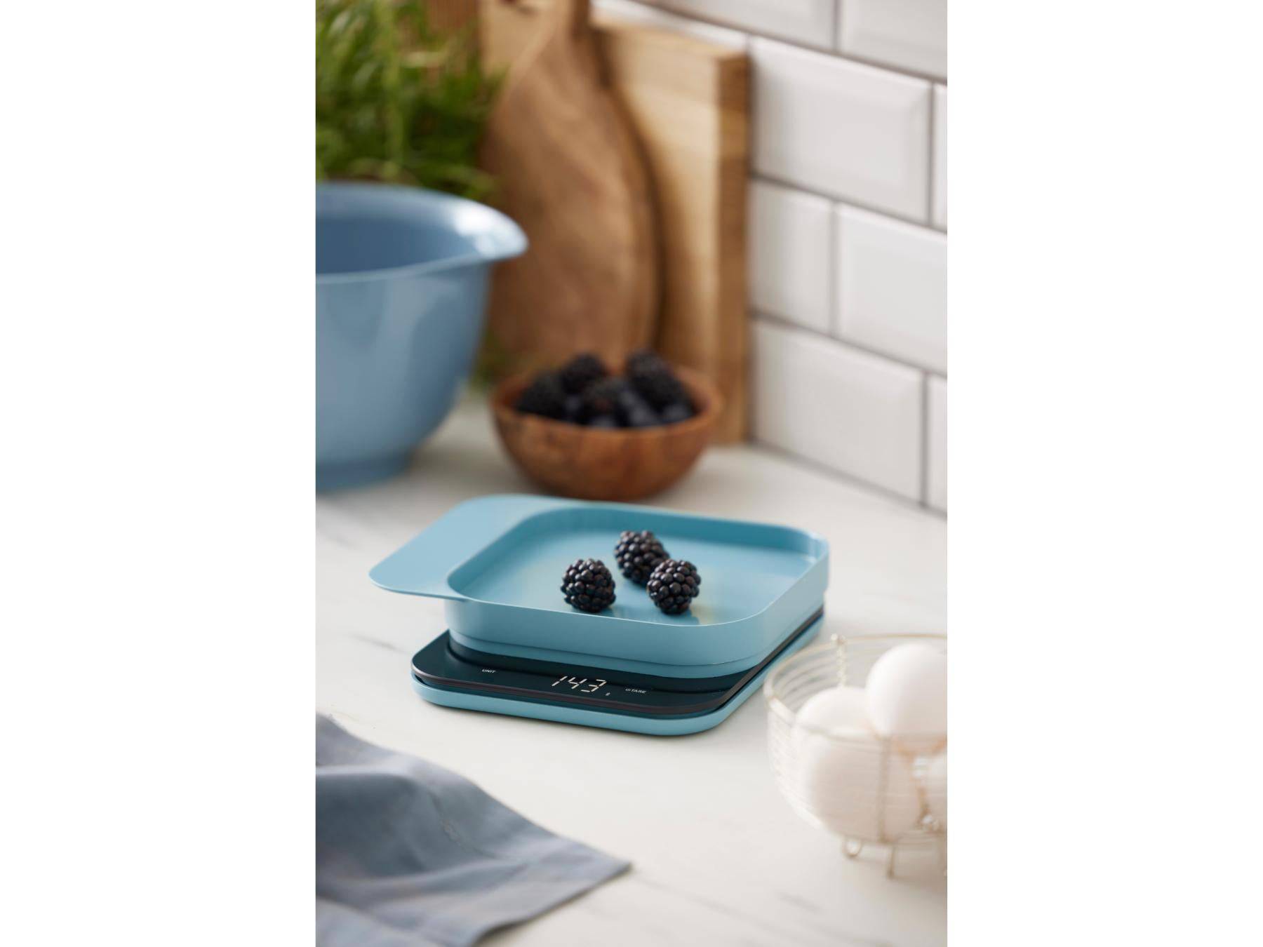 Rosti Keukenweegschaal Mensura Blauw - max 10kg! - Accessoire Loods