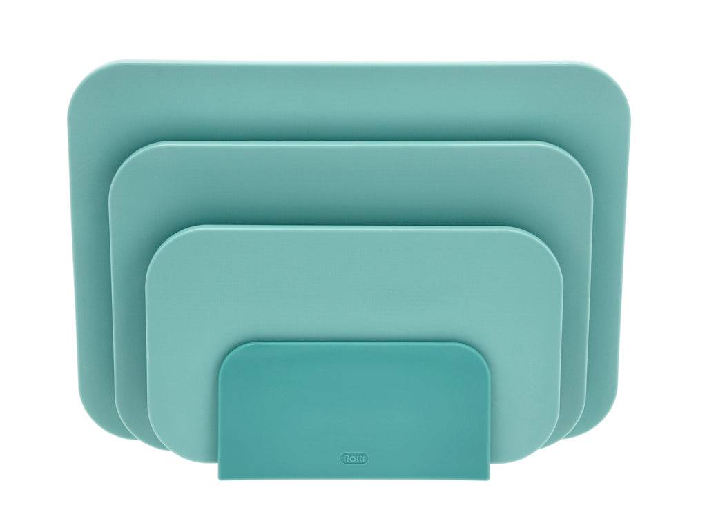 Rosti Snijplank Choptima set van 3 maten + houder - kleur Nordic groen - Accessoire Loods