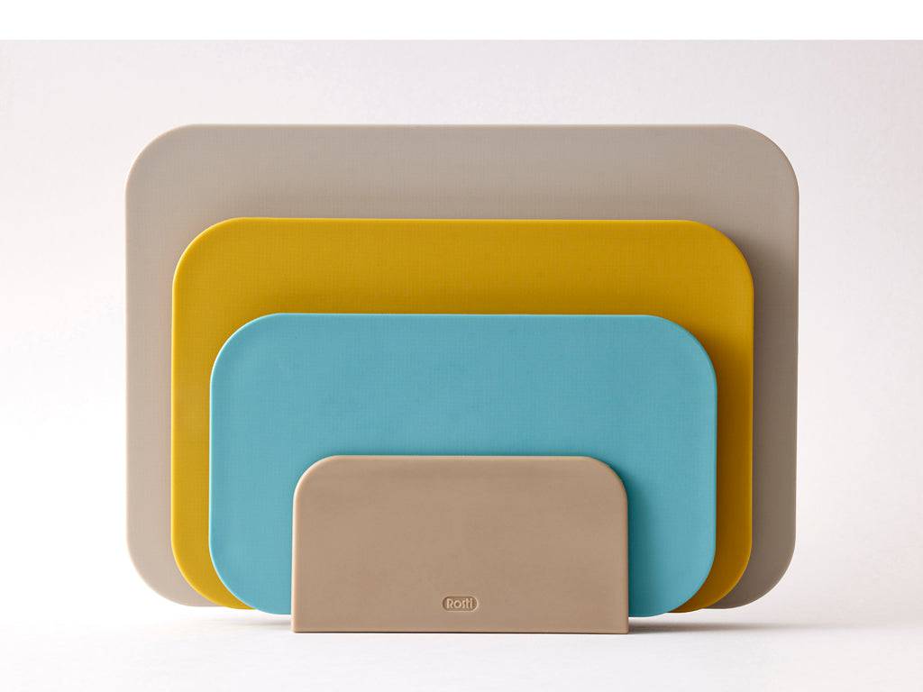 Rosti Snijplank Choptima set van 3 maten + houder - colour mix Beach - Accessoire Loods