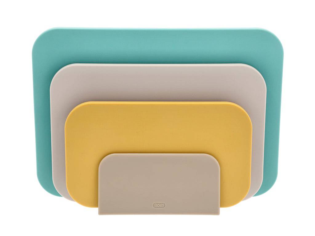 Rosti Snijplank Choptima set van 3 maten + houder - colour mix Ocean - Accessoire Loods