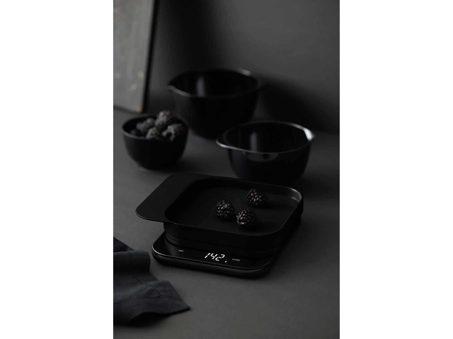 Rosti Keukenweegschaal Mensura Zwart - max 10kg! - Rosti - Accessoire Loods