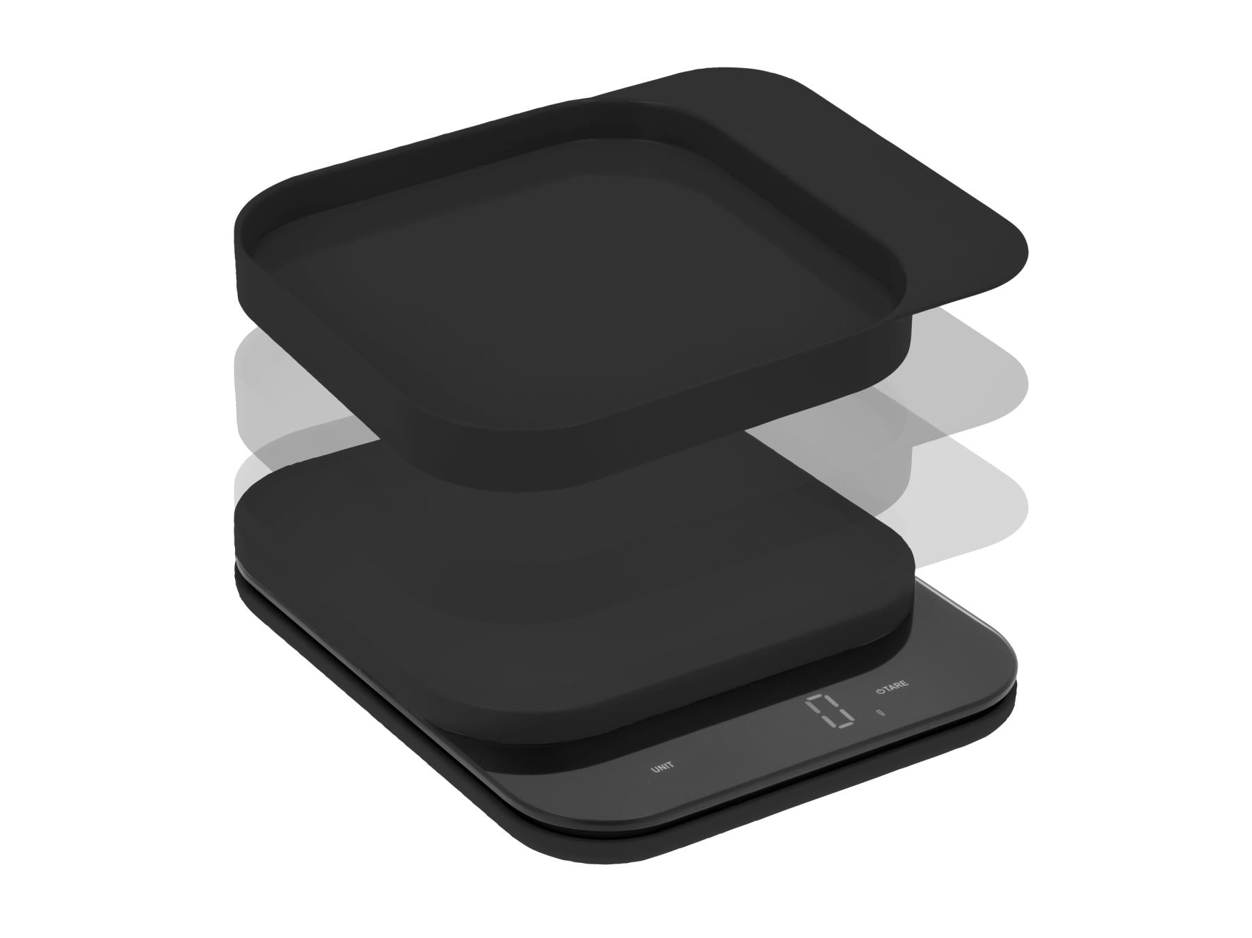 Rosti Keukenweegschaal Mensura Zwart - max 10kg! - Rosti - Accessoire Loods