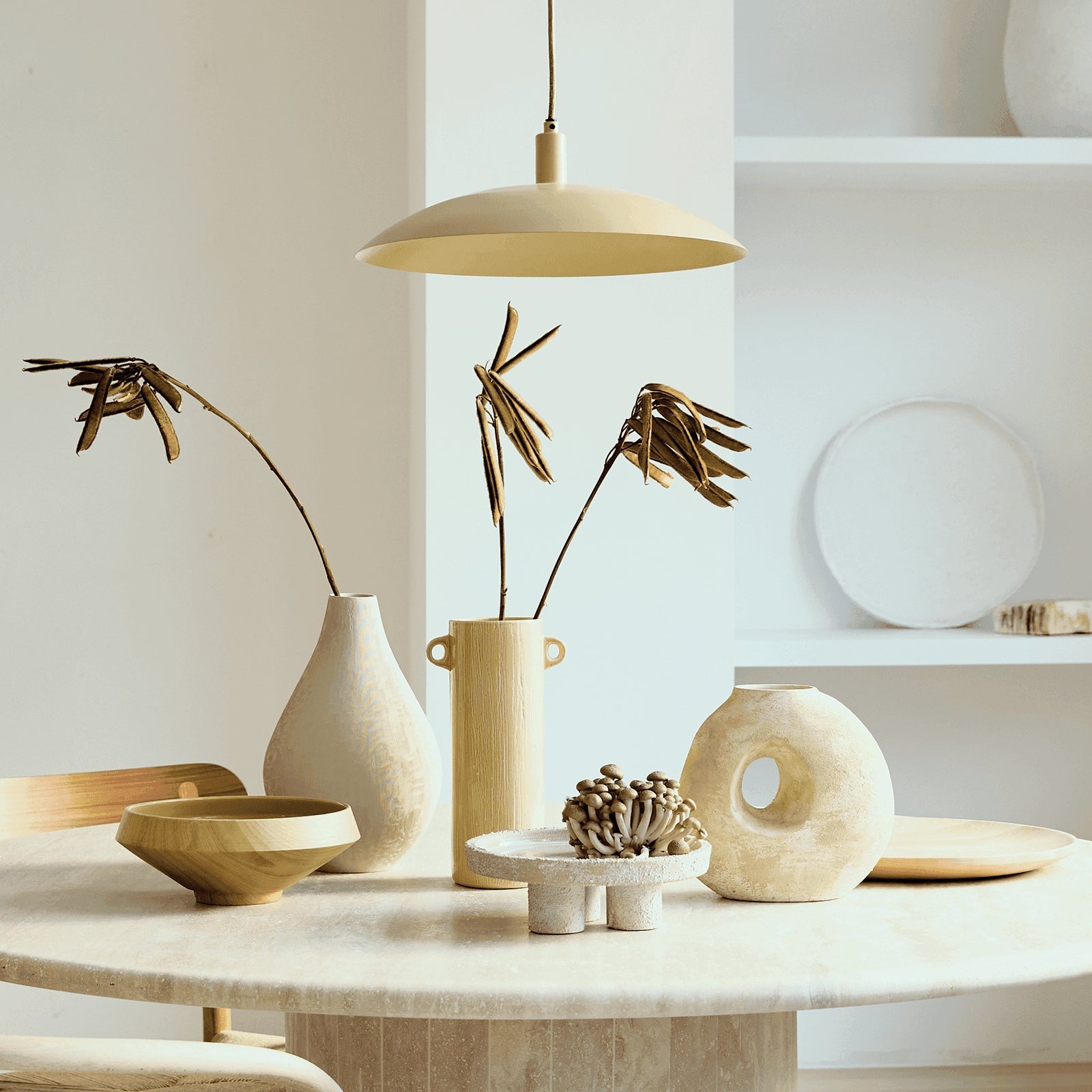 Hanging lamp Suna Sea Mist, L - Urban Nature Culture - Accessoire Loods
