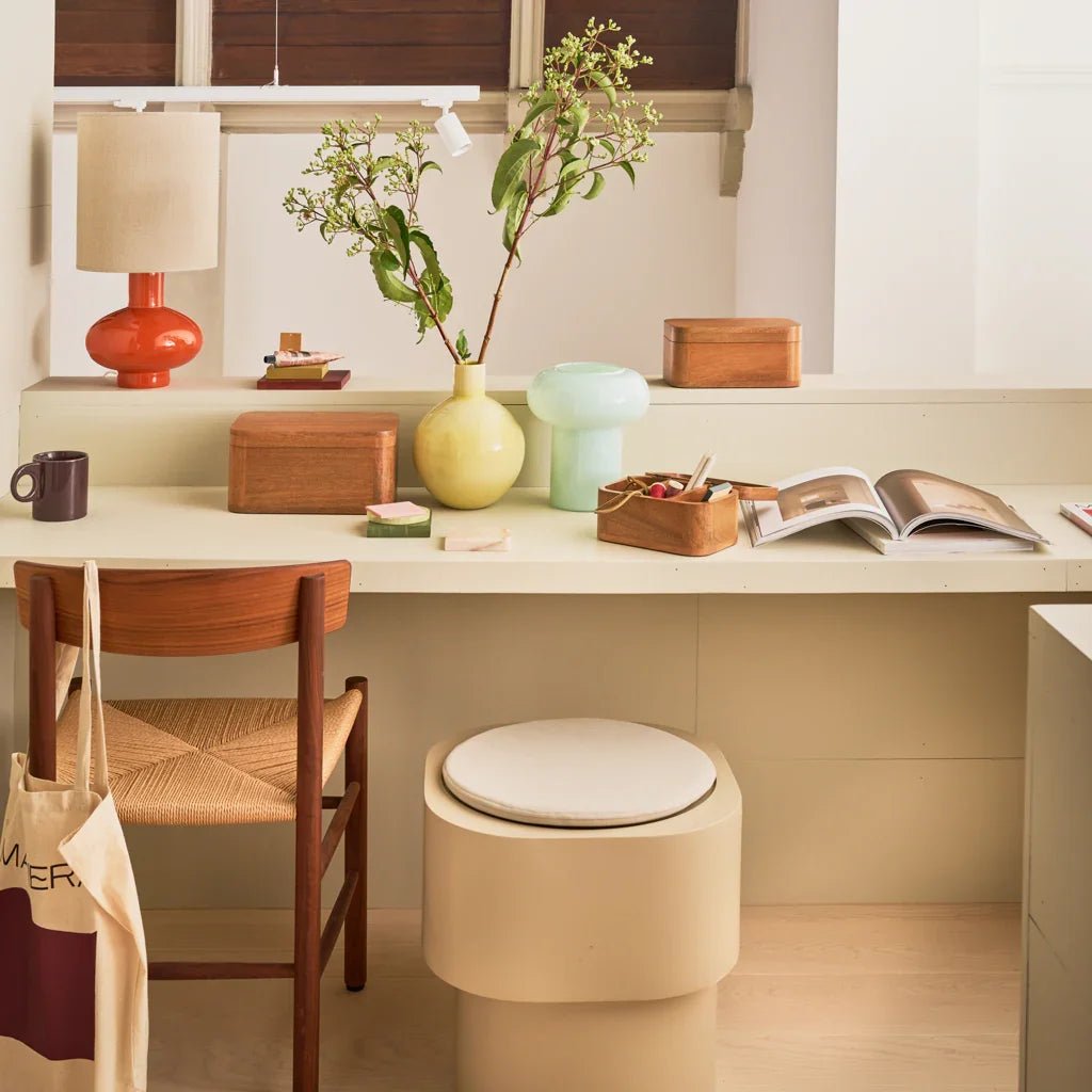 Side table Tabouret, Pale khaki - Urban Nature Culture - Accessoire Loods