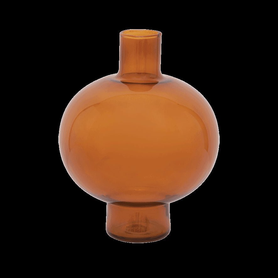 Urban Nature Culture - Vaas van gerecycled glas Round - Urban Nature Culture - Accessoire Loods