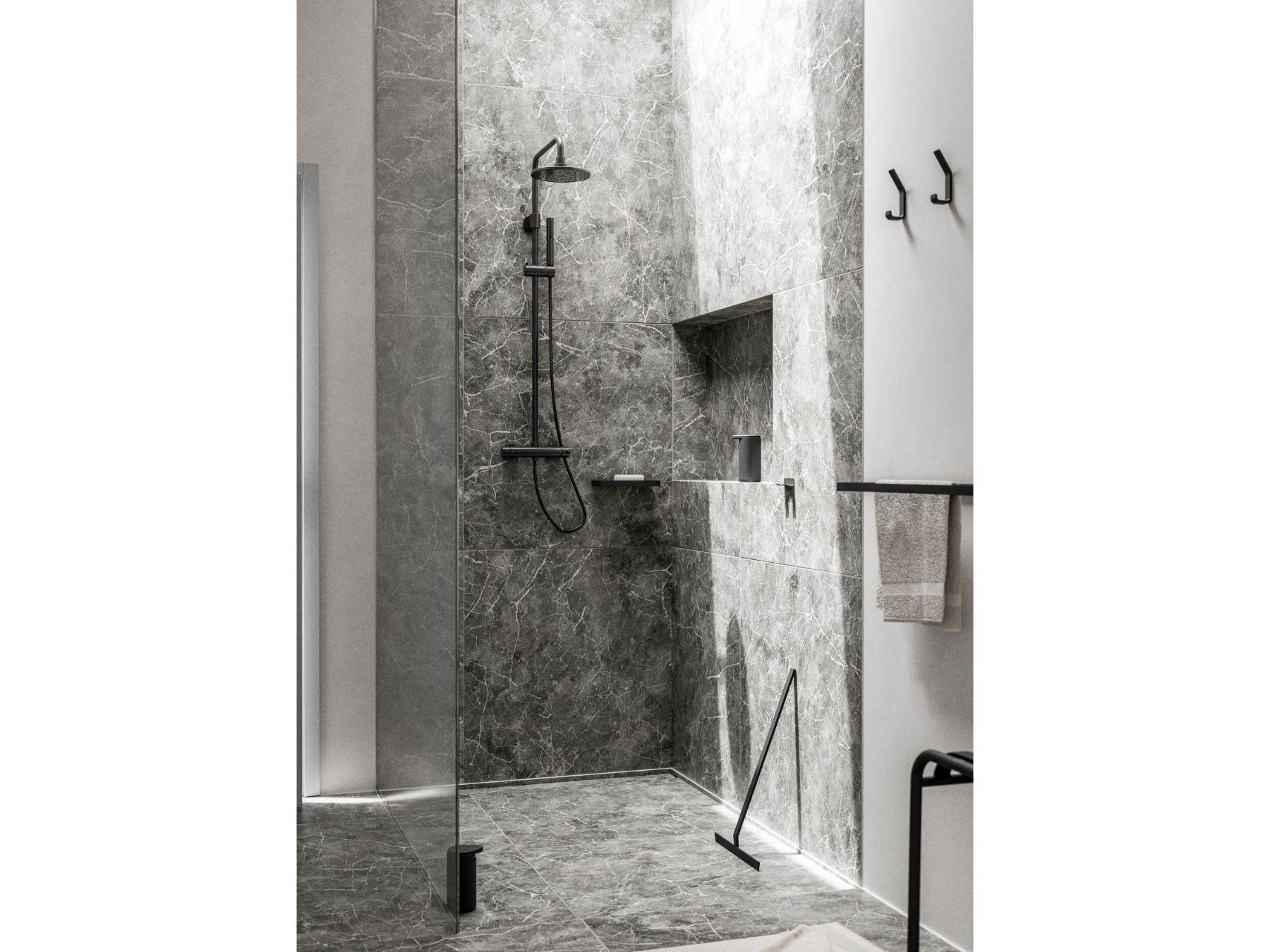 Handdoekrek dubbel Rim 70x12 - Accessoire Loods