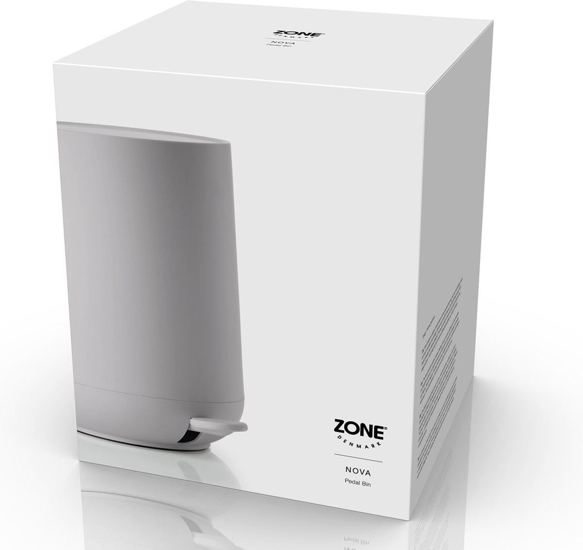 Zone Denmark - Nova - Prullenbak - 5 liter - licht grijs - Zone Denmark - Accessoire Loods