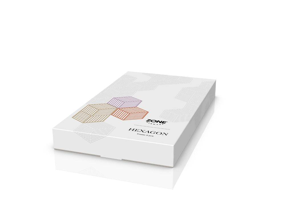 Zone Denmark - Set van 3 onderzetters - Triangles - Zone Denmark - Accessoire Loods