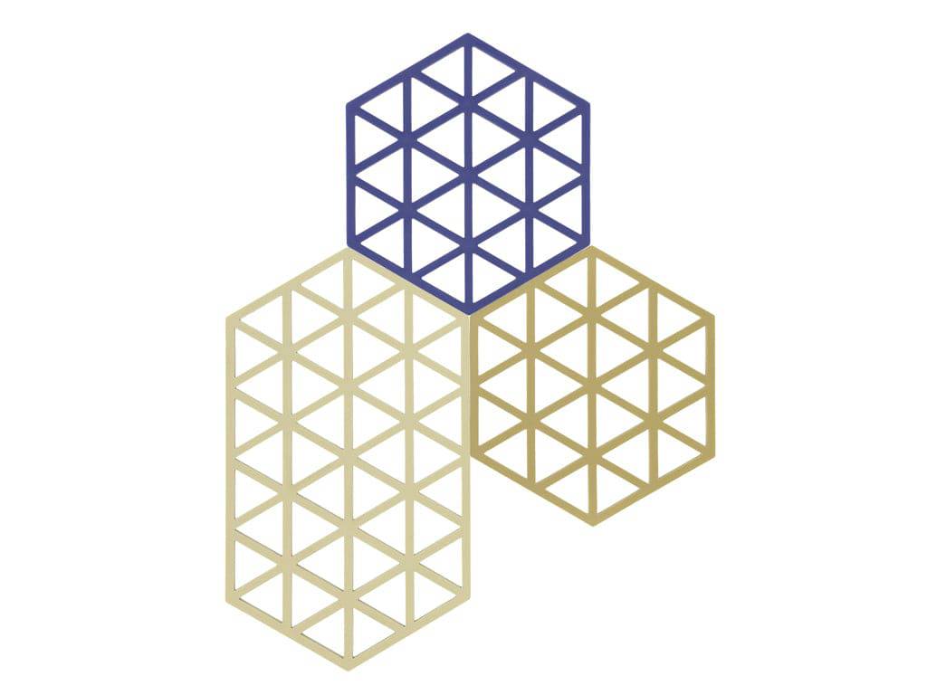 Zone Denmark - Set van 3 onderzetters - Triangles - Zone Denmark - Accessoire Loods