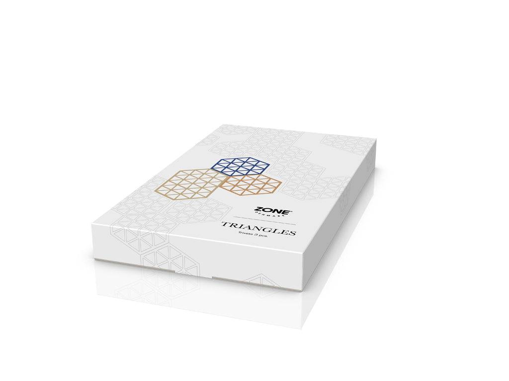 Zone Denmark - Set van 3 onderzetters - Triangles - Zone Denmark - Accessoire Loods