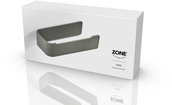 Zone Denmark Ume Toiletrolhouder 16,4 x 7,6 x 4 cm Olive green - Zone Denmark - Accessoire Loods