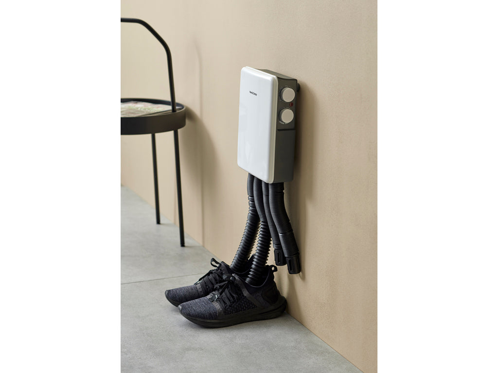 Nordic Sense schoendroger met thermostaat, 350 watt, wit - Accessoire Loods