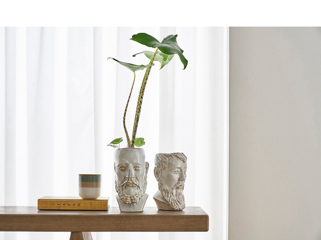 Villa Collection Calvi Vaas 26 cm Wit - Accessoire Loods