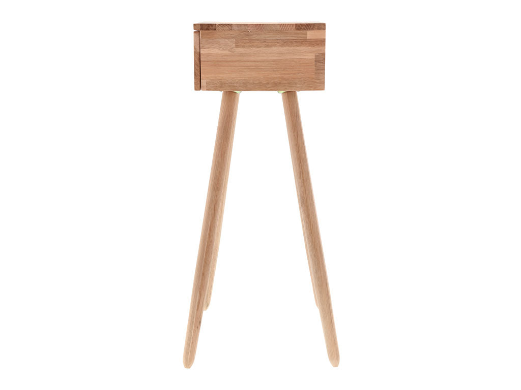 Villa Collection Ebern Bijzettafel 30 x 40 x 80 cm Wit gewassen - Accessoire Loods