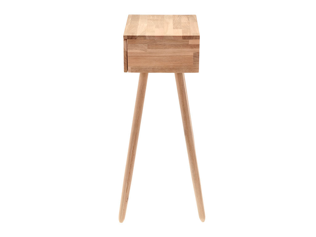Villa Collection Ebern Bijzettafel 30 x 40 x 80 cm Wit gewassen - Accessoire Loods