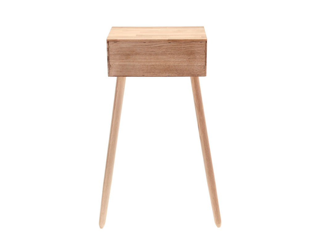 Villa Collection Ebern Bijzettafel 30 x 40 x 80 cm Wit gewassen - Accessoire Loods