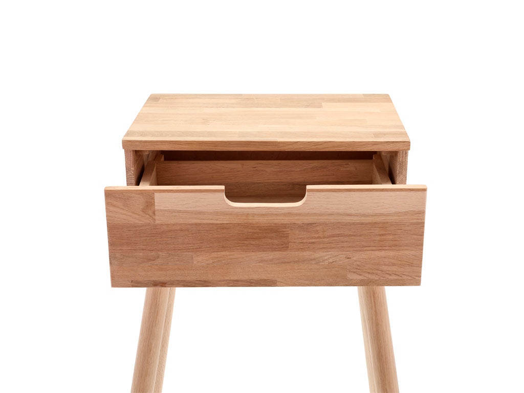 Villa Collection Ebern Bijzettafel 30 x 40 x 80 cm Wit gewassen - Accessoire Loods