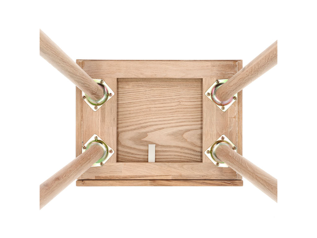 Villa Collection Ebern Bijzettafel 30 x 40 x 80 cm Wit gewassen - Accessoire Loods