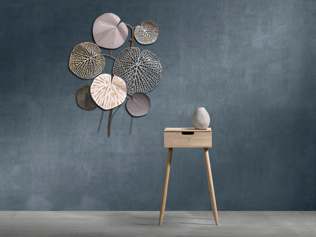 Villa Collection Ebern Bijzettafel 30 x 40 x 80 cm Wit gewassen - Accessoire Loods